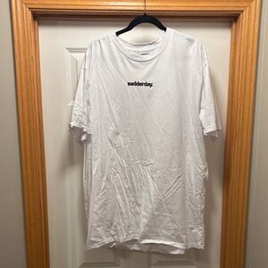 White Short Sleeve Men's Tee
